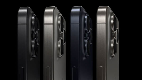 iPhone 15 Pro series có 4 tùy chọn màu tông lạnh thời thượng, thu hút mọi ánh nhìn